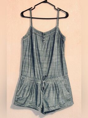 7 For All Mankind Denim Romper